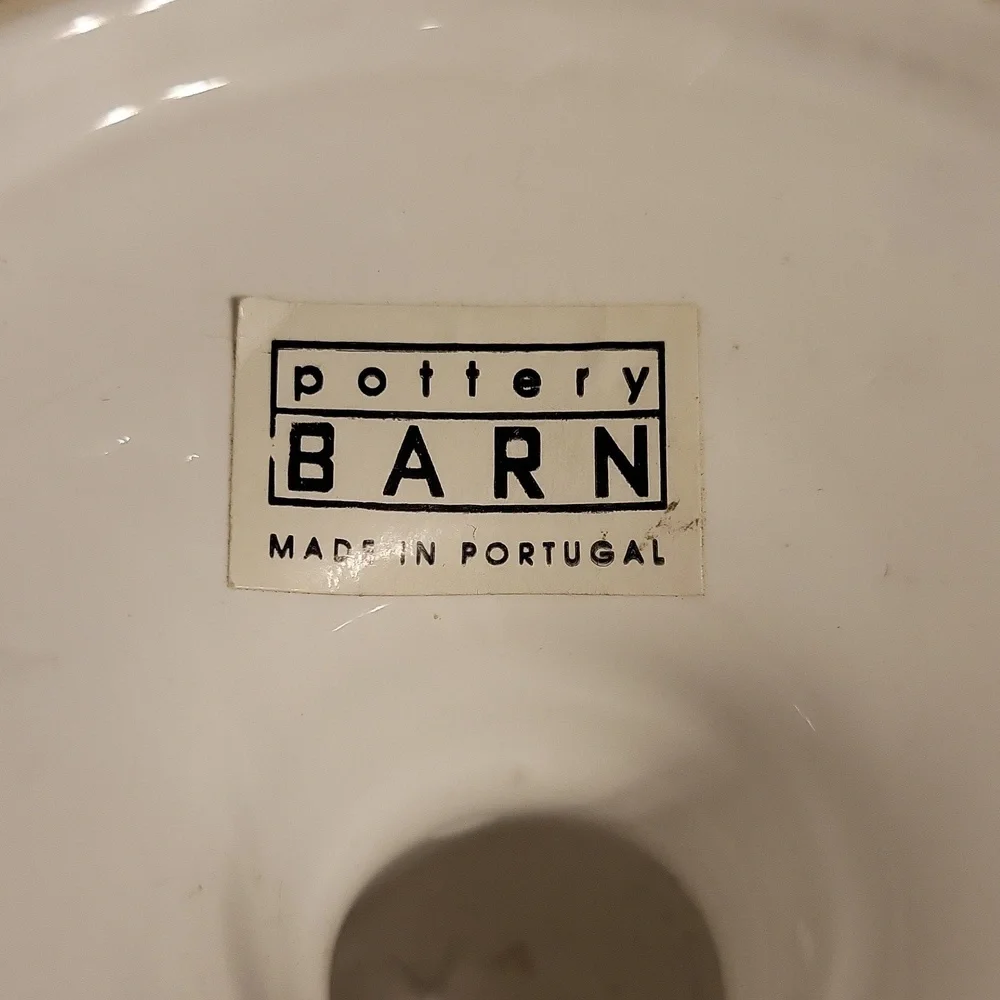 Pottery Barn pedestal bowl